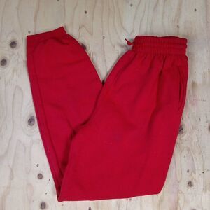 Vintage Cheetah Blank Sweatpants Joggers Trainers Red